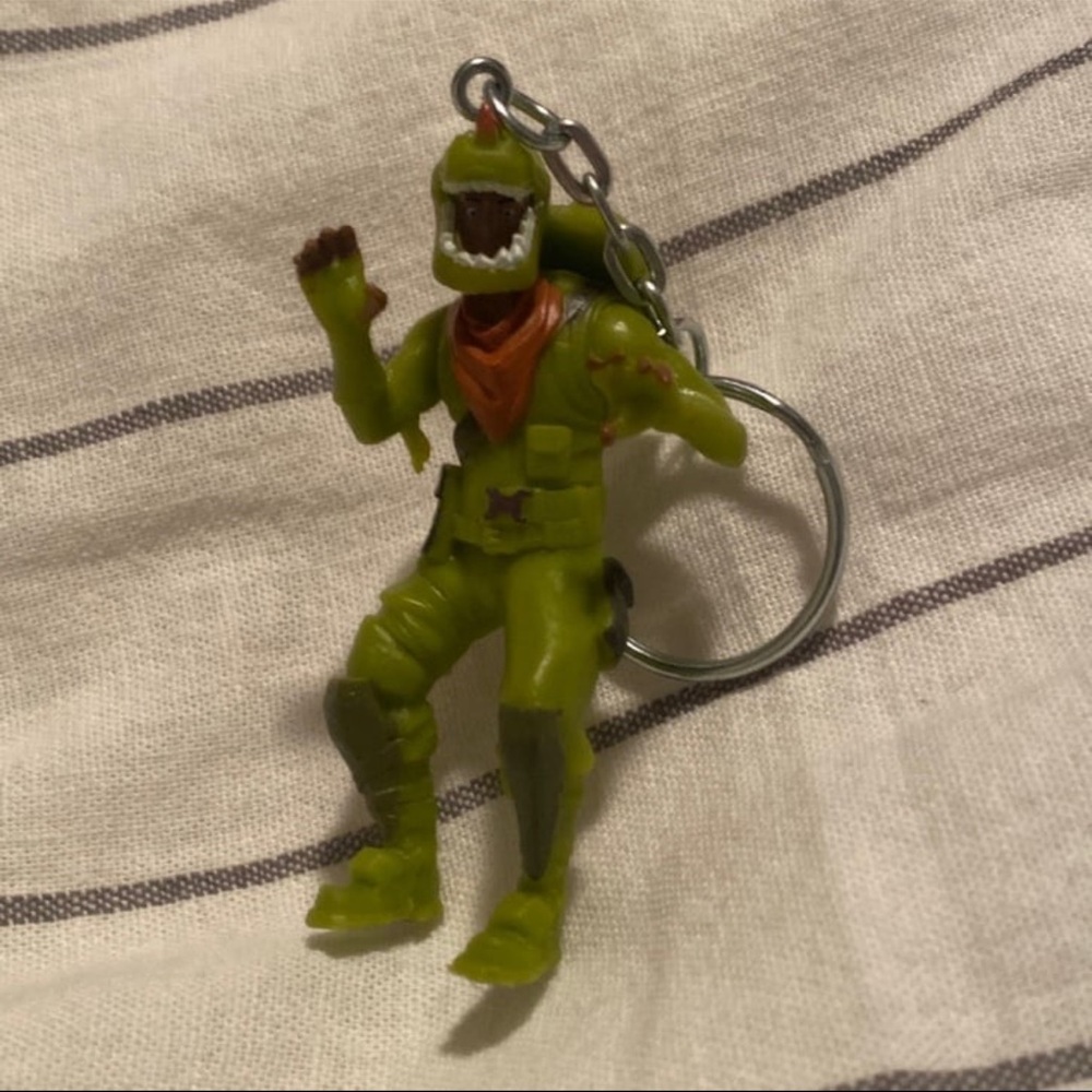 REX Fortnite‎ Keychain Mini Figure Strap Takara TOMY Anime Japan bb098